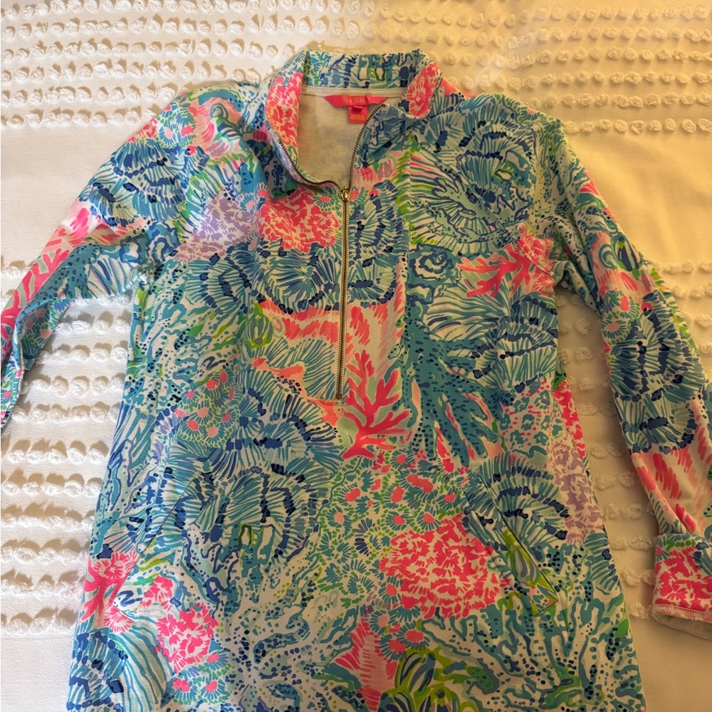 Lilly Pulitzer Quarter Zip - Size small